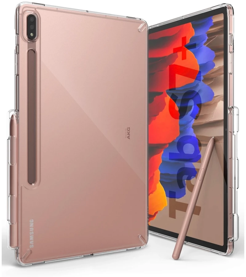 Ringke Fusion Θήκη Σιλικόνης Samsung Galaxy Tab S8 Plus / S7 Plus 12.4" - Clear (74533)