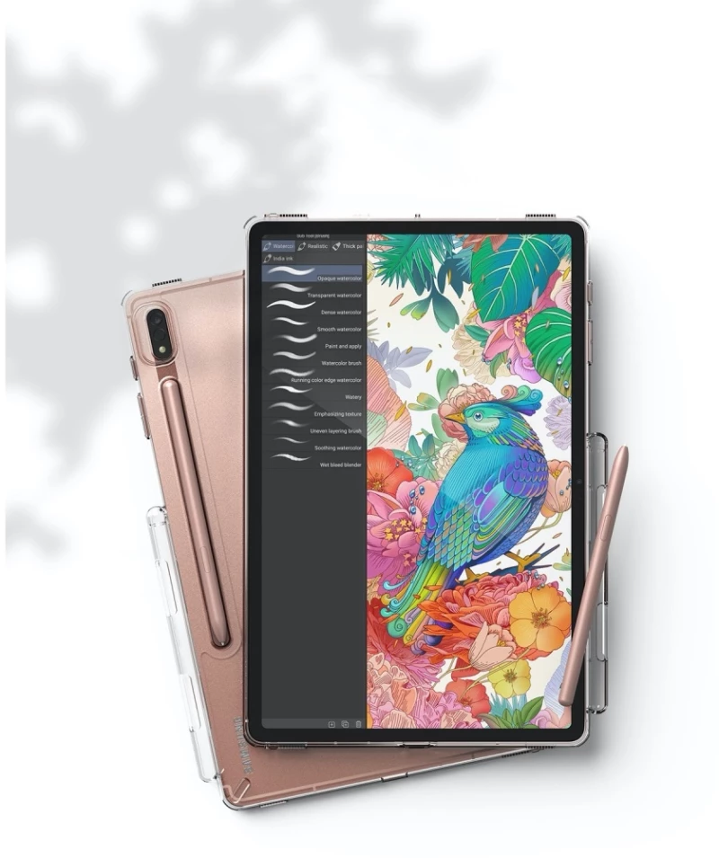 Ringke Fusion Θήκη Σιλικόνης Samsung Galaxy Tab S8 Plus / S7 Plus 12.4" - Clear (74533)
