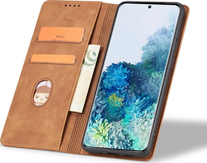 Bodycell Θήκη - Πορτοφόλι Huawei P40 - Brown (5206015060397)