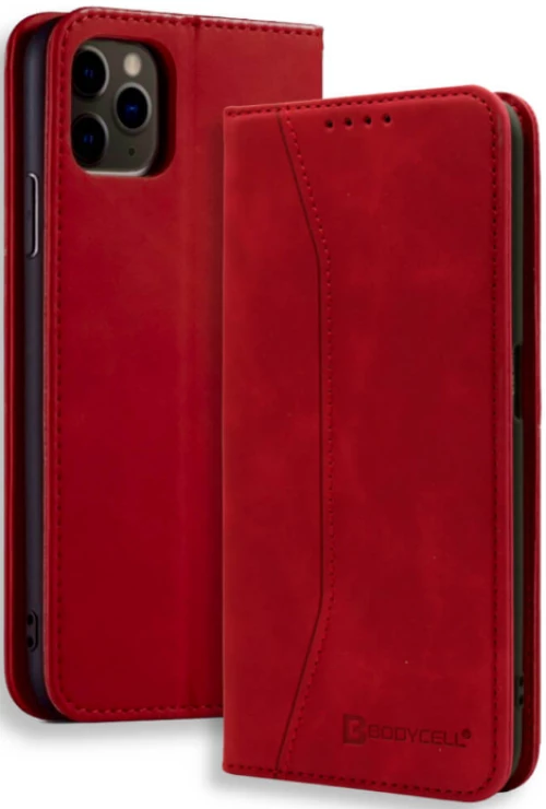 Bodycell Θήκη - Πορτοφόλι Apple iPhone 12 mini - Red (5206015055300)