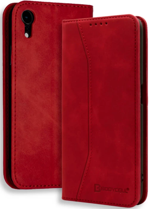Bodycell Θήκη - Πορτοφόλι Apple iPhone XR - Red (5206015057564)