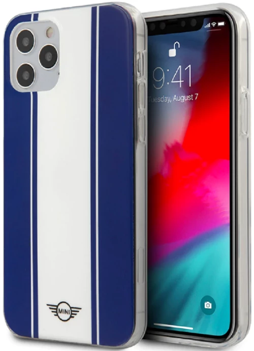 Mini Thoriz Stripes - Σκληρή Θήκη Apple iPhone 12 Pro Max - Navy (MIHCP12LPCUSNA)