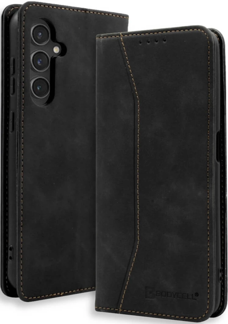 Bodycell Θήκη - Πορτοφόλι Samsung Galaxy S23 FE - Black (5206015072031)