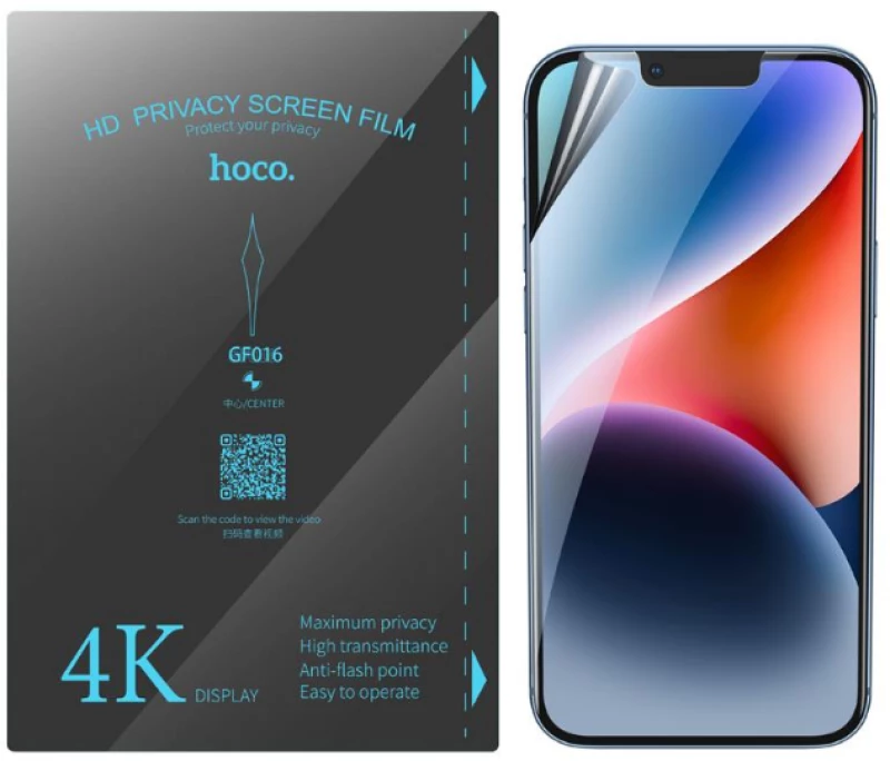Hoco Hydrogel Pro Privacy HD Screen Protector - Μεμβράνη Προστασίας Απορρήτου Οθόνης - Samsung Galaxy S24 Plus - 0.15 mm - Clear (HOCO-FRONT-PRC-002-200)