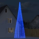 Χριστουγεν. Δέντρο για Ιστό Σημαίας 3000 LED Μπλε 800εκ. 358123