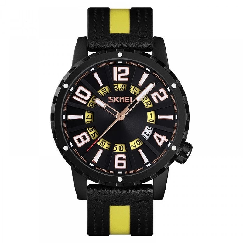 Αναλογικό ρολόι χειρός – Skmei - 9202 - Yellow 292027_yellow