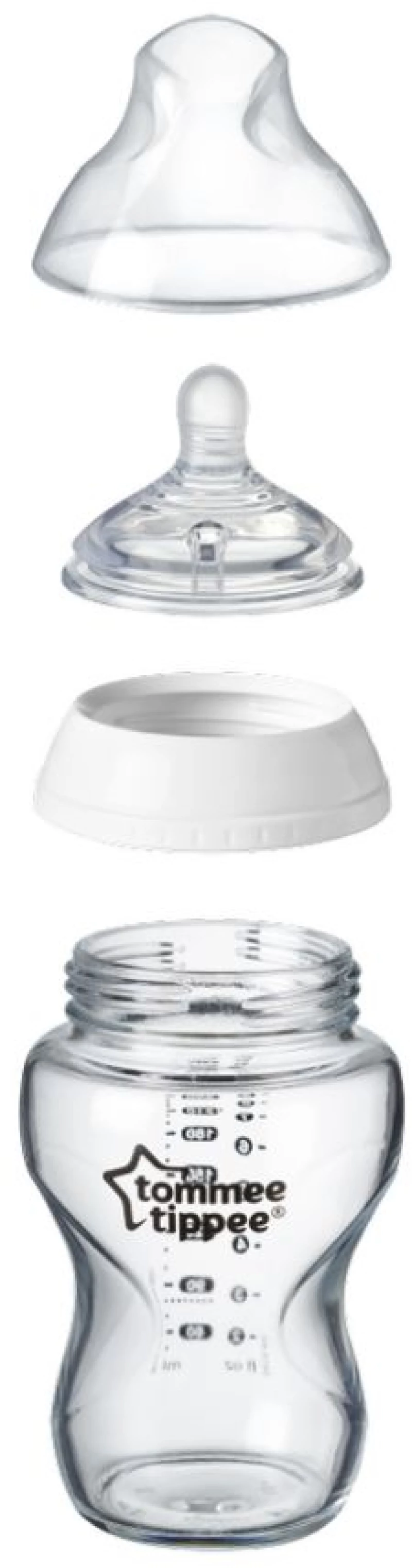 Πλαστικό Μπιμπερό 260ml Μικρής Ροής 0m+ Tommee Tippee-Closer to Nature