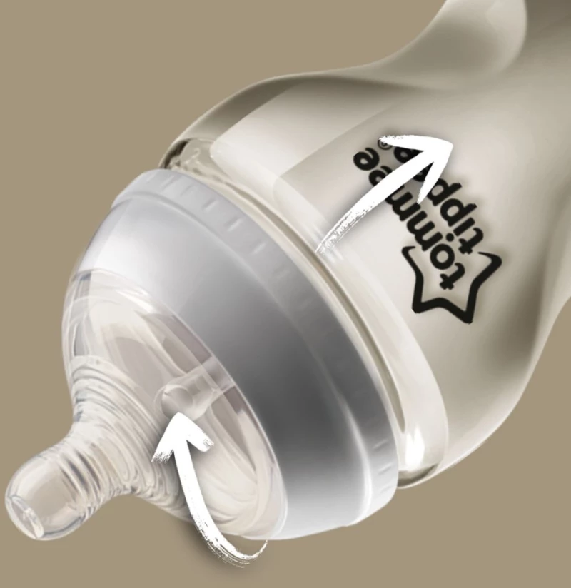 Πλαστικό Μπιμπερό 260ml Μικρής Ροής 0m+ Tommee Tippee-Closer to Nature