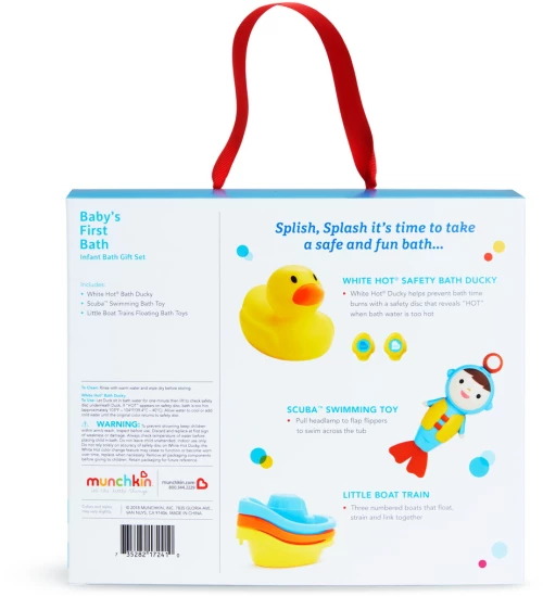 Το Πρώτο Σετ Μπάνιου του Μωρού Munchkin Baby's First Bath Gift Set