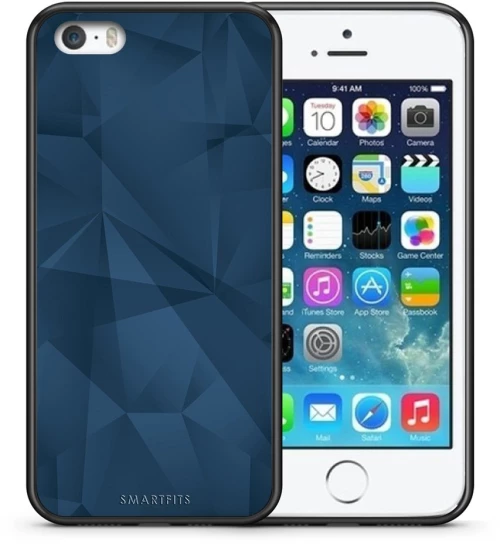 Geometric Blue Abstract - iPhone 5 / 5s / SE case