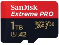 Sandisk Extreme Pro microSDXC 1TB U3 V30 A2 UHS-I με αντάπτορα 200MB/s (SDSQXCD-1T00-GN6MA)