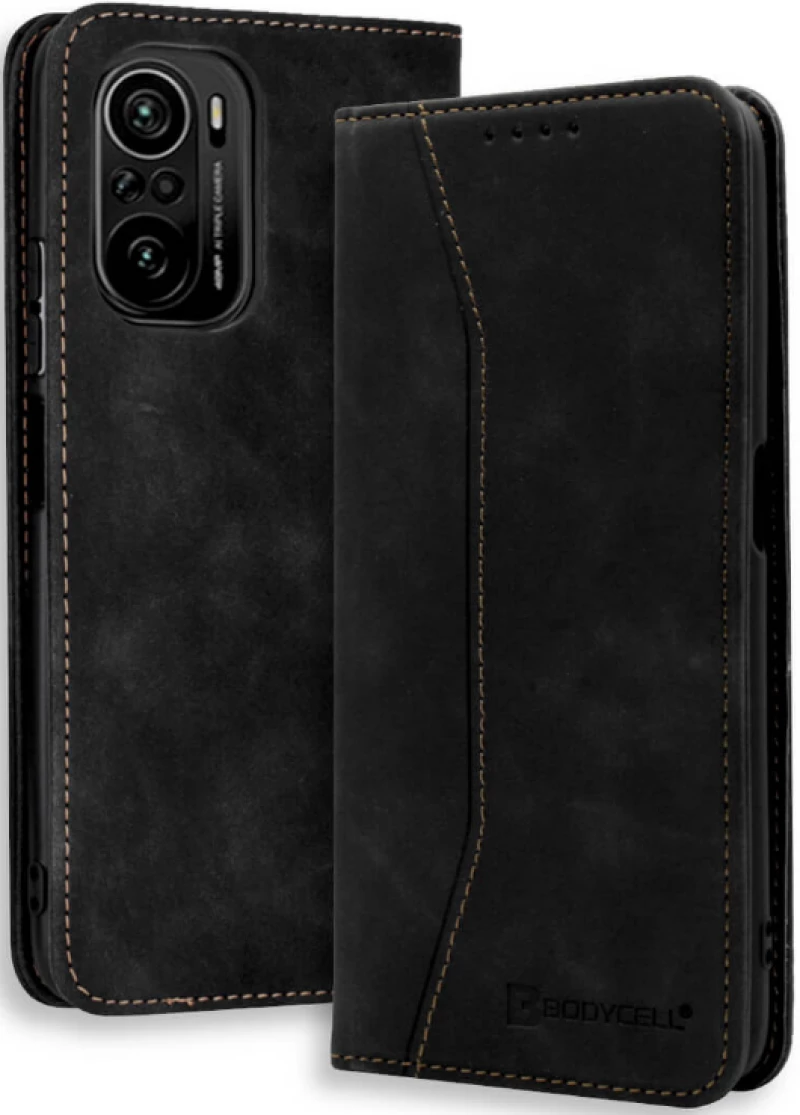 Bodycell Θήκη - Πορτοφόλι Xiaomi Poco F3 - Black (5206015063275)