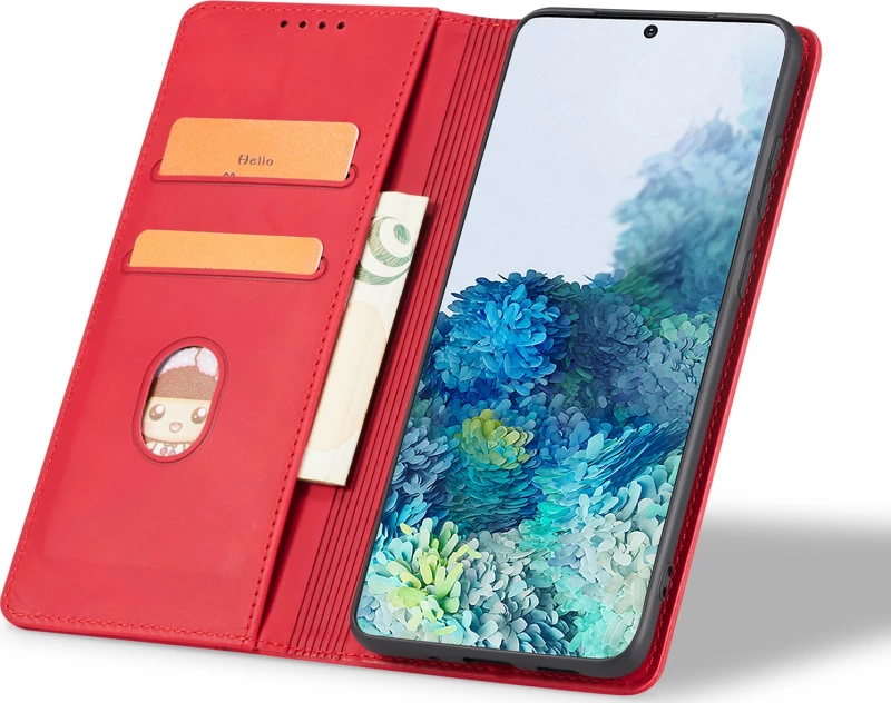 Bodycell Θήκη - Πορτοφόλι Huawei P Smart 2019 - Red (5206015060038)