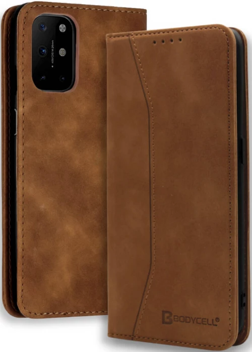 Bodycell Θήκη - Πορτοφόλι OnePlus 8T - Brown (5206015060694)