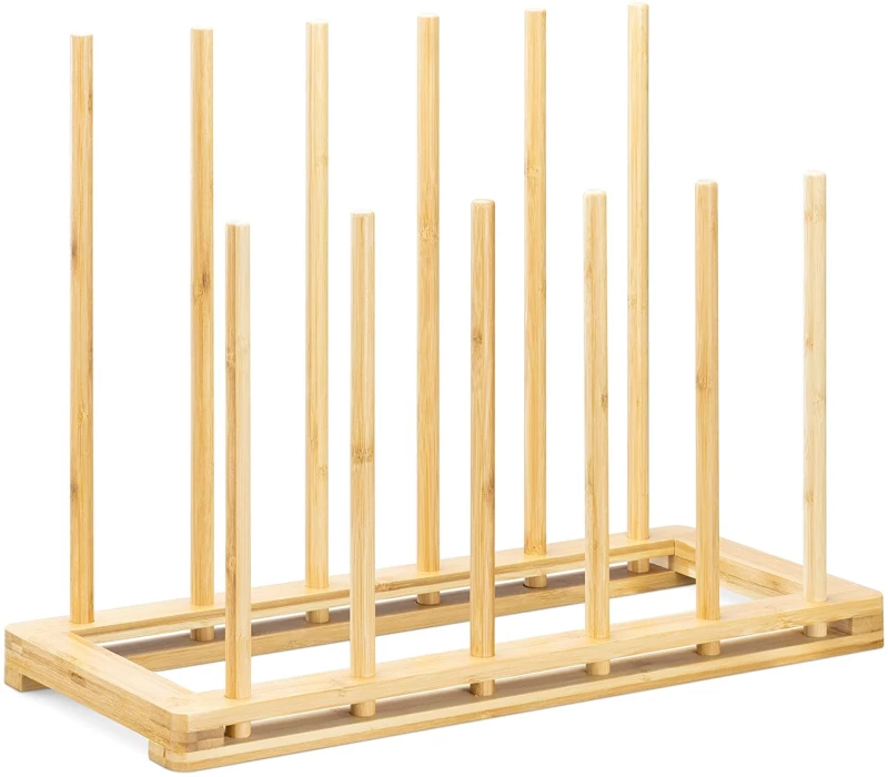 Navaris Bamboo Boot Rack - Ξύλινη Βάση για Μπότες / Παπούτσια από Μπαμπού - 56 x 43 x 23 cm - Light Brown (56090.01)