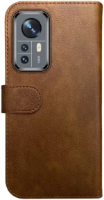 Rosso Element PU Θήκη Πορτοφόλι Xiaomi 12 Pro 5G - Brown (8719246358470)
