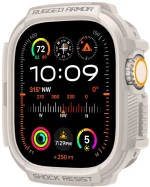 Spigen Rugged Armor - Θήκη Σιλικόνης Apple Watch Ultra 2 / Ultra 1 49mm - Dune Beige (ACS07381)