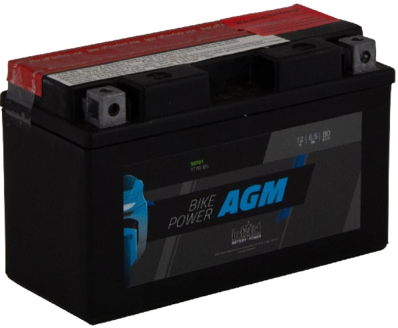 ΜΠΑΤΑΡΙΑ INTACT MF AGM Battery YT7B-BS 12V 6.5AH 1TEM DRZ400 TTR250