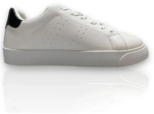 Sneakers AEF3302 άσπρα δερματίνη