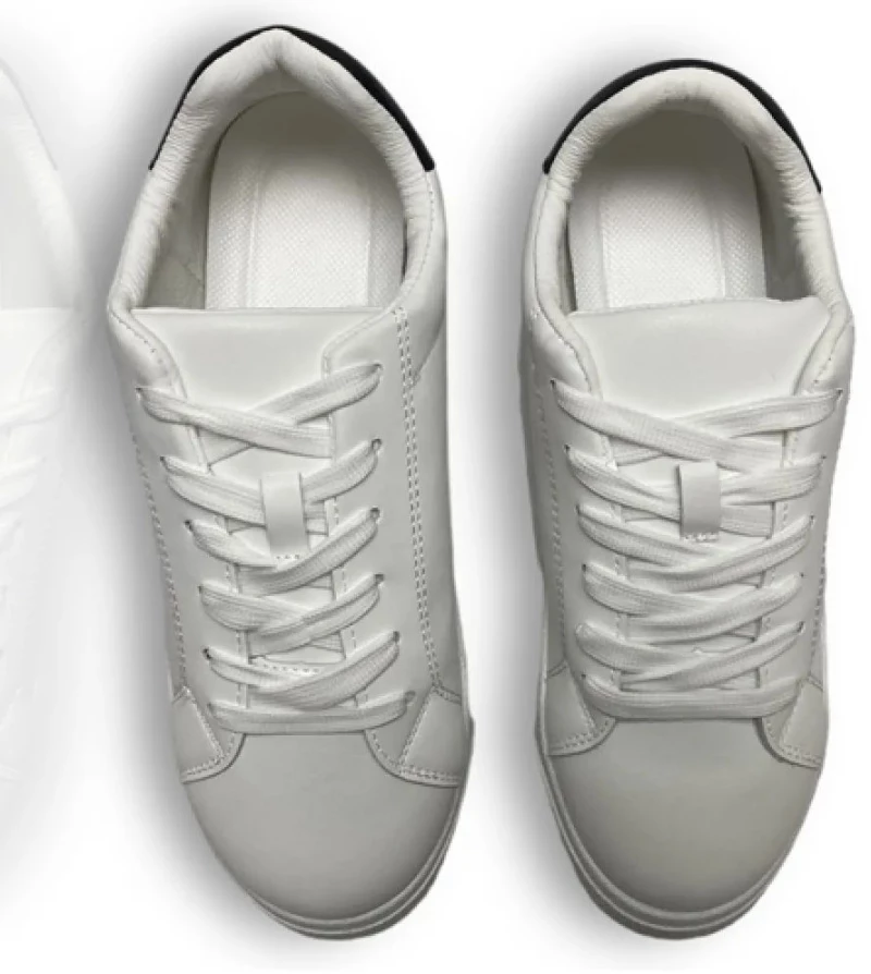 Sneakers AEF3302 άσπρα δερματίνη