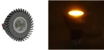 Adeleq Λάμπα Led Ισχύος Mr16 3W 12Vac-Dc 1 Led 30° Πορτοκαλί 13-16333