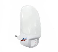 Adeleq Φωτάκι Νυχτός Γωνία 5Led 1W Θερμό Με Διακόπτη 13-1222000