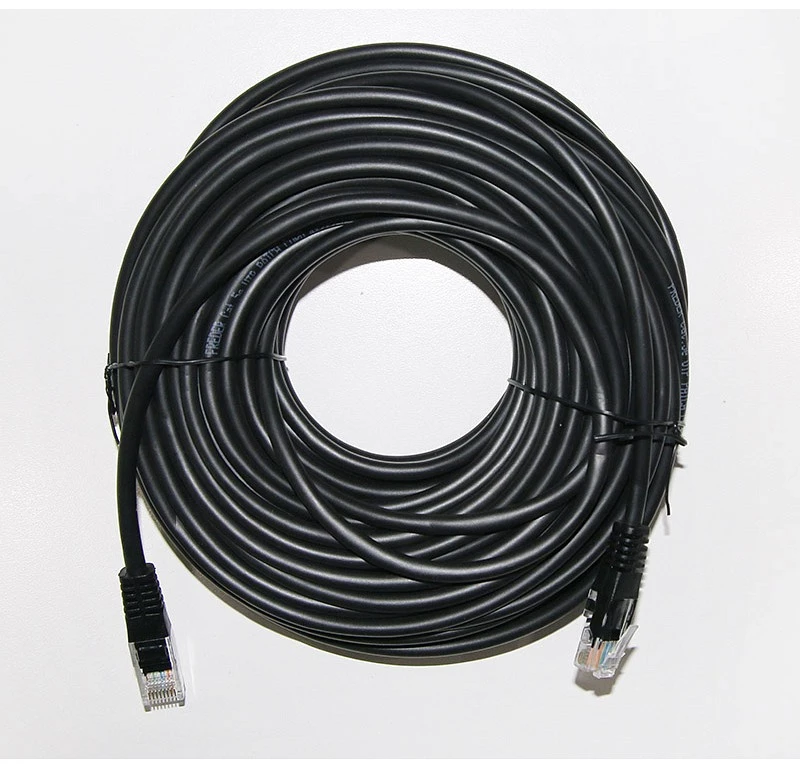 Adeleq Καλώδιο Utp Cat5e Χαλκού(Cu) 4x2x7x0.16mm 20m Pro Μαύρο 9-145201
