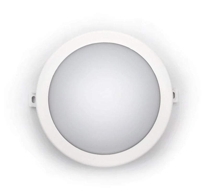 Adeleq Led Χελώνα PC Στρογγυλή Φ172mm 6W 4000K Ip64 Λευκή 21-1720610