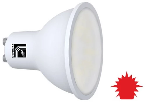 Adeleq Λάμπα Led Gu10 5W 230V 105° Κόκκινο 13-102952