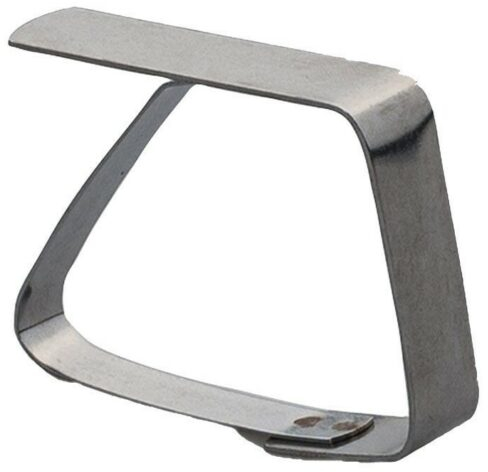 Estia Κλιπ Για Τραπεζομάντηλα Από Ανοξείδωτο Ατσάλι Σετ 4 Τμχ 01-7003