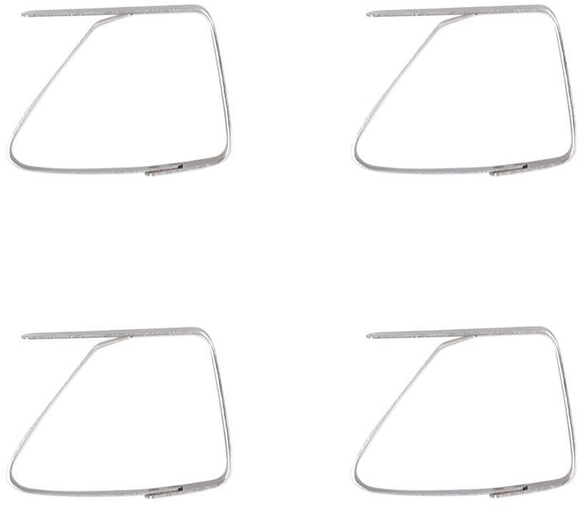 Estia Κλιπ Για Τραπεζομάντηλα Από Ανοξείδωτο Ατσάλι Σετ 4 Τμχ 01-7003