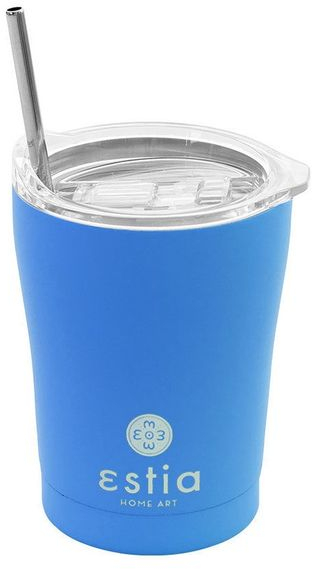 Estia Θερμός Coffee Mug Save The Aegean 350ml Olympic Blue 01-12465