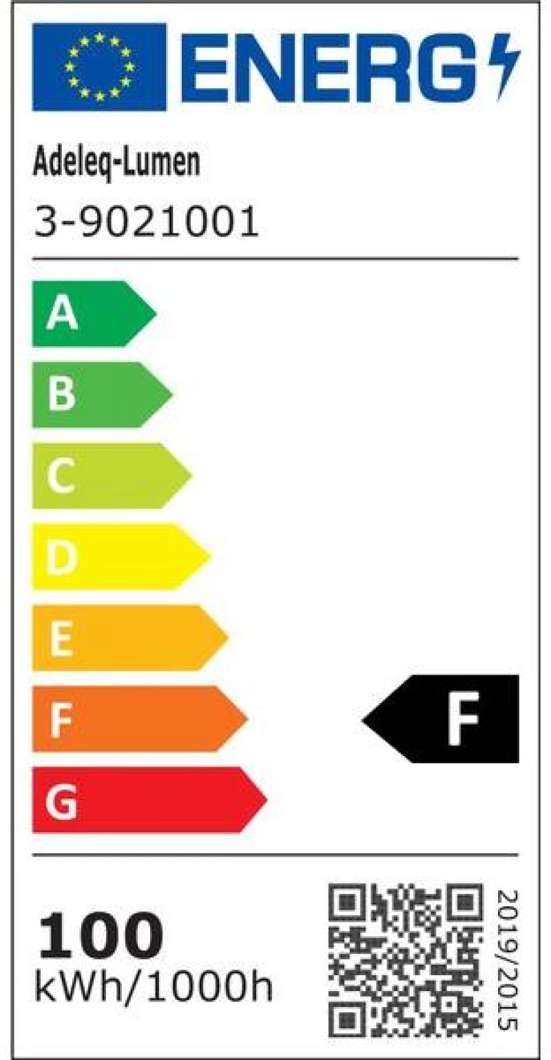 Adeleq LED Καμπάνα Αλουμινίου UFO 100W 230V 4000K Μαύρη 3-9021001