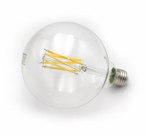 Adeleq LED Λάμπα COG Globe Φ125 Διάφανο Ε27 16W 230V Λευκό 13-27125161