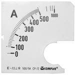 Adeleq Πλάκες Ενδείξεως Αμπερομέτρων 72x72mm 500/5Α 11-405007