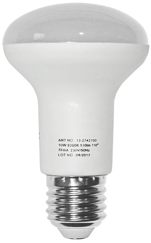Adeleq Led Λάμπα R63 Ε27 10W 230V Ψυχρό 6200Κ 13-2742100
