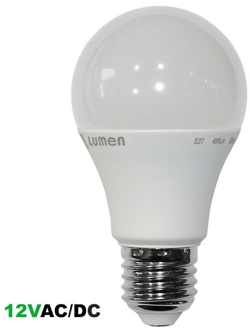Adeleq Led Λάμπα Αχλάδι Ε27 12W 12V Ac-Dc Λευκό 4000Κ 13-2724121