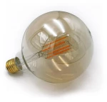Adeleq LED Λάμπα COG Globe Φ125 Ε27 10W 230V Μελί 2200K 13-271251000