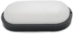 Adeleq Απλίκα PC Οβάλ 26x13.5cm LED 18W 4000K IP54 Σκούρο Γκρι 21-2601811