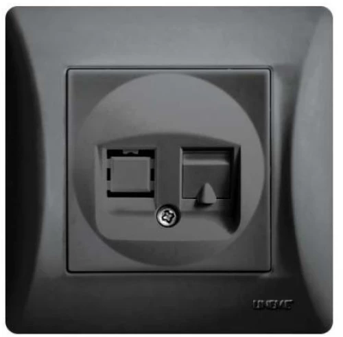 ΠΡΙΖΑ DATA RJ45 ΜΑΥΡΟ Hseries