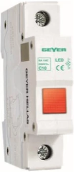 Led λυxνία 1θ 1Φ κόκκινη