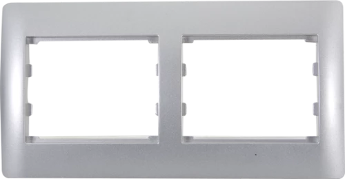 RHYME DOUBLE PANEL- GREY METALLIC