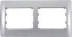RHYME DOUBLE PANEL- GREY METALLIC