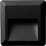LED WALL SQUARE LUMINAIRE BLACK 230V AC IP65 2W 3000K 100LM RA80