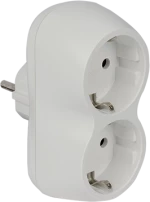 ADAPTOR DOUBLE 16А WHITE