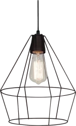 HEIDI PENDANT 1xE27 BLACK