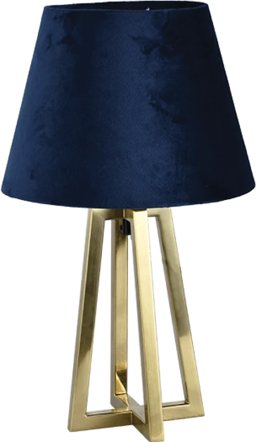 SIENA TABLE LAMP 1XE27 BRONZE/BLUE