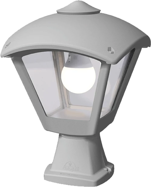 ΦΑΝΑΡI 32CM 1XE27 IP55 GREY
