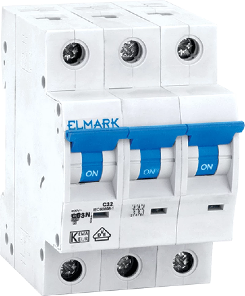 NEW MCB C63N 25A 3P 6kA CURVE B