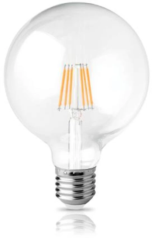 LED FILAMENT GLOBE G95 ΔΙΑΦΑΝΟ 11W  2800k E27 1050L DIM